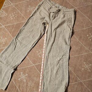 Zara seersucker low rise wide leg pant